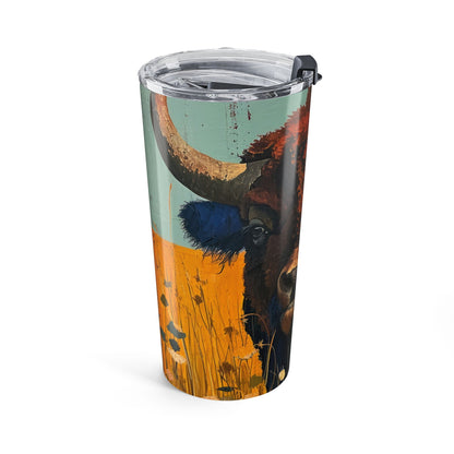 Bison in Meadow - Tumbler 20oz