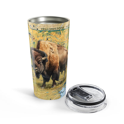 YELLOWSTONE NATIONAL PARK -  BISON Tumbler 20oz