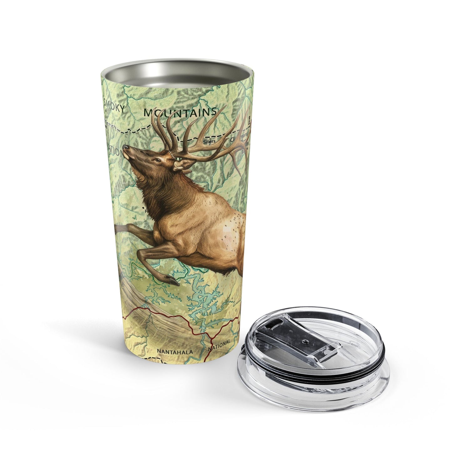 GREAT SMOKY MOUNTAINS NATIONAL PARK -  ELK Tumbler 20oz