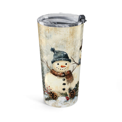 VINTAGE SNOWMEN - Tumbler 20oz