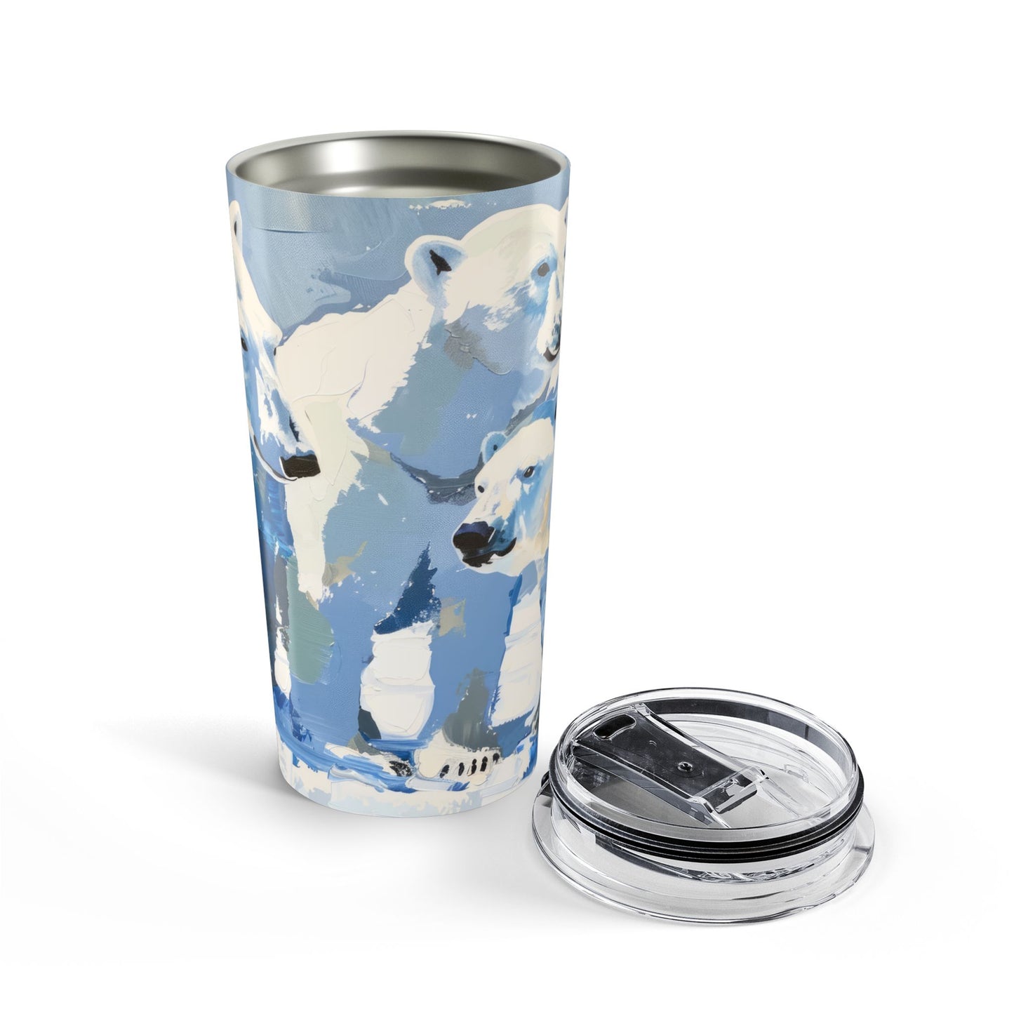 3 POLAR BEARS  - Tumbler 20oz
