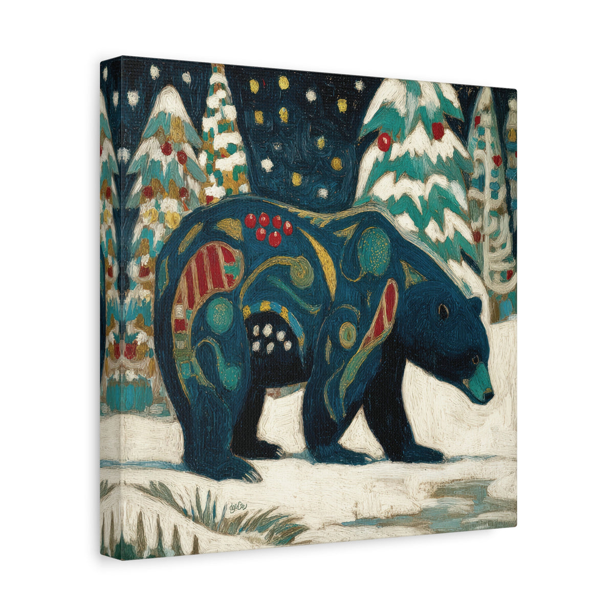 SNOWY NIGHT BEAR