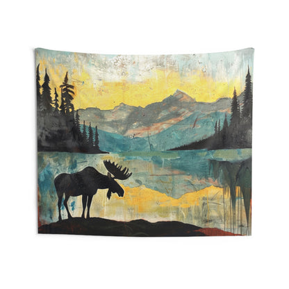 ATMOSPHERIC MOOSE - Wall Tapestry