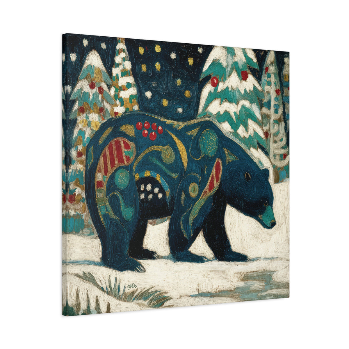 SNOWY NIGHT BEAR