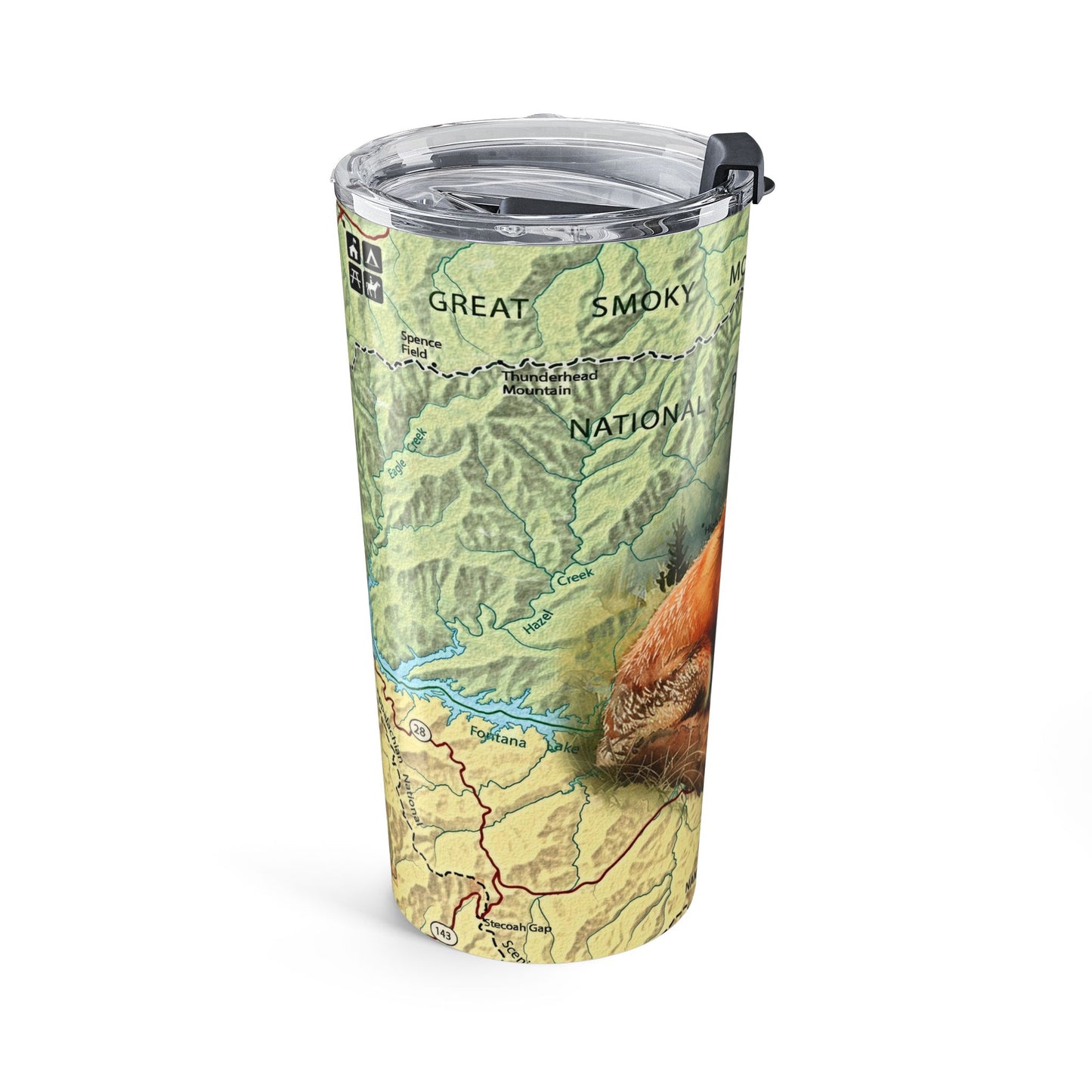 GREAT SMOKY MOUNTAINS NATIONAL PARK -  FOX Tumbler 20oz
