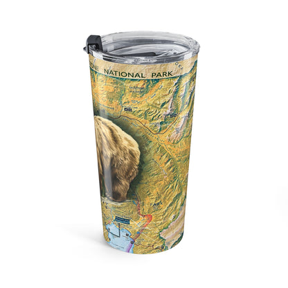 YELLOWSTONE NATIONAL PARK -  GRIZZLY Tumbler 20oz