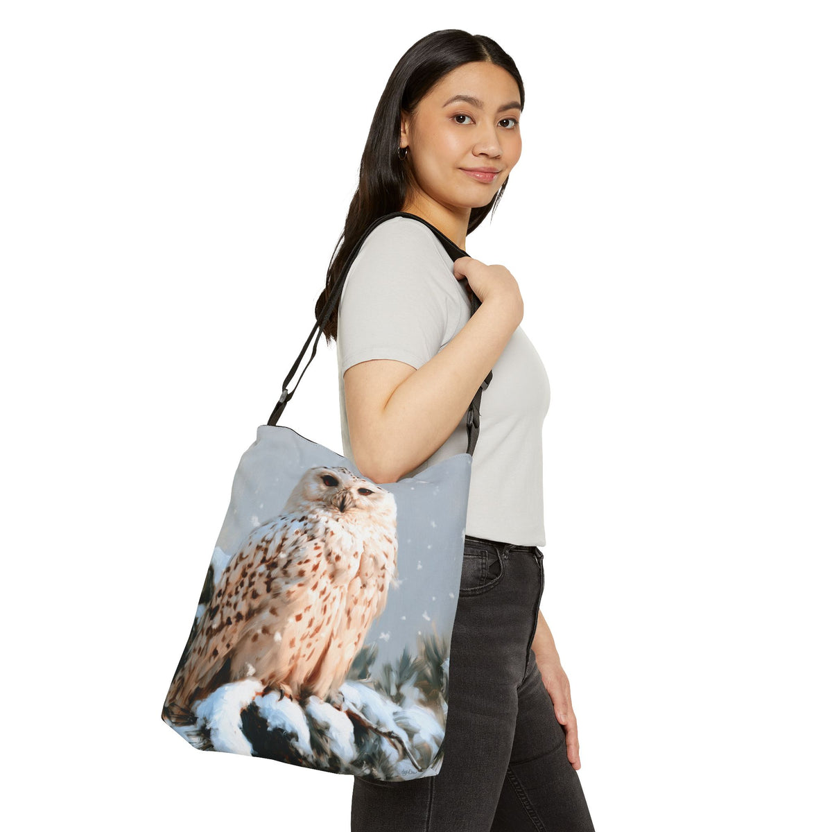 SNOWY OWL – Adjustable Tote Bag