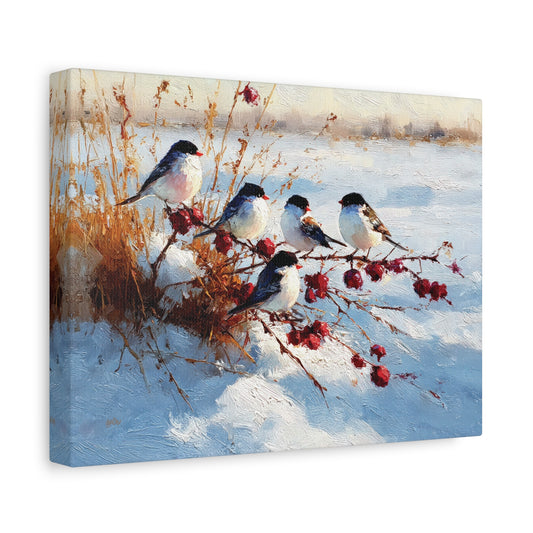 WINTER MORNING JUNCOS