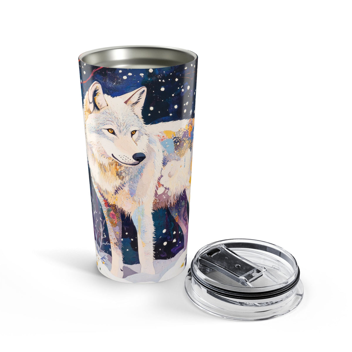 WHITE WOLF - 20 oz Tumbler