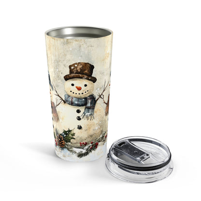 VINTAGE SNOWMEN - Tumbler 20oz