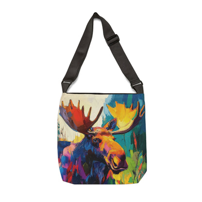 VIBRANT MOOSE - Adjustable Tote Bag