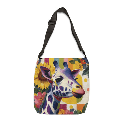 GIRAFFE COLOR SPREE  - Adjustable Tote Bag