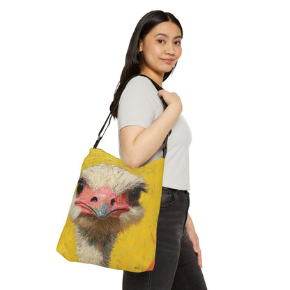 SERIOUSLY OSTRICH – Adjustable Tote Bag