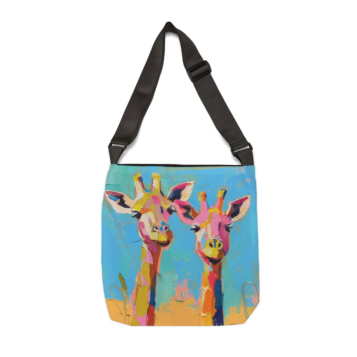 COLORFUL GIRAFFES – Adjustable Tote Bag