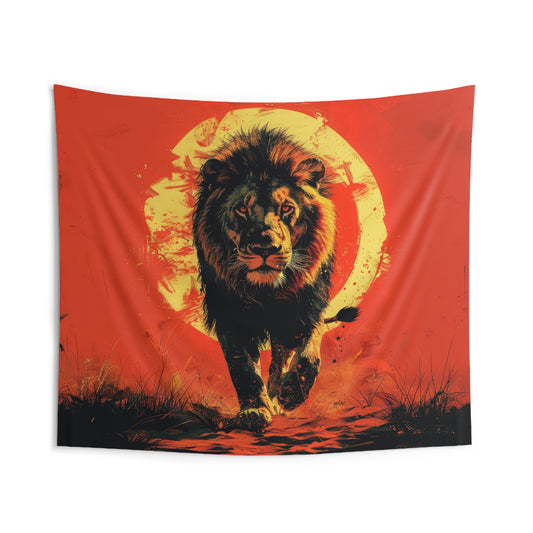 AFRICAN LION - Wall Tapestry