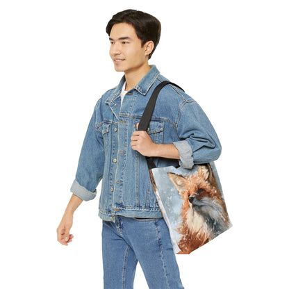SNOWY FOX – Adjustable Tote Bag