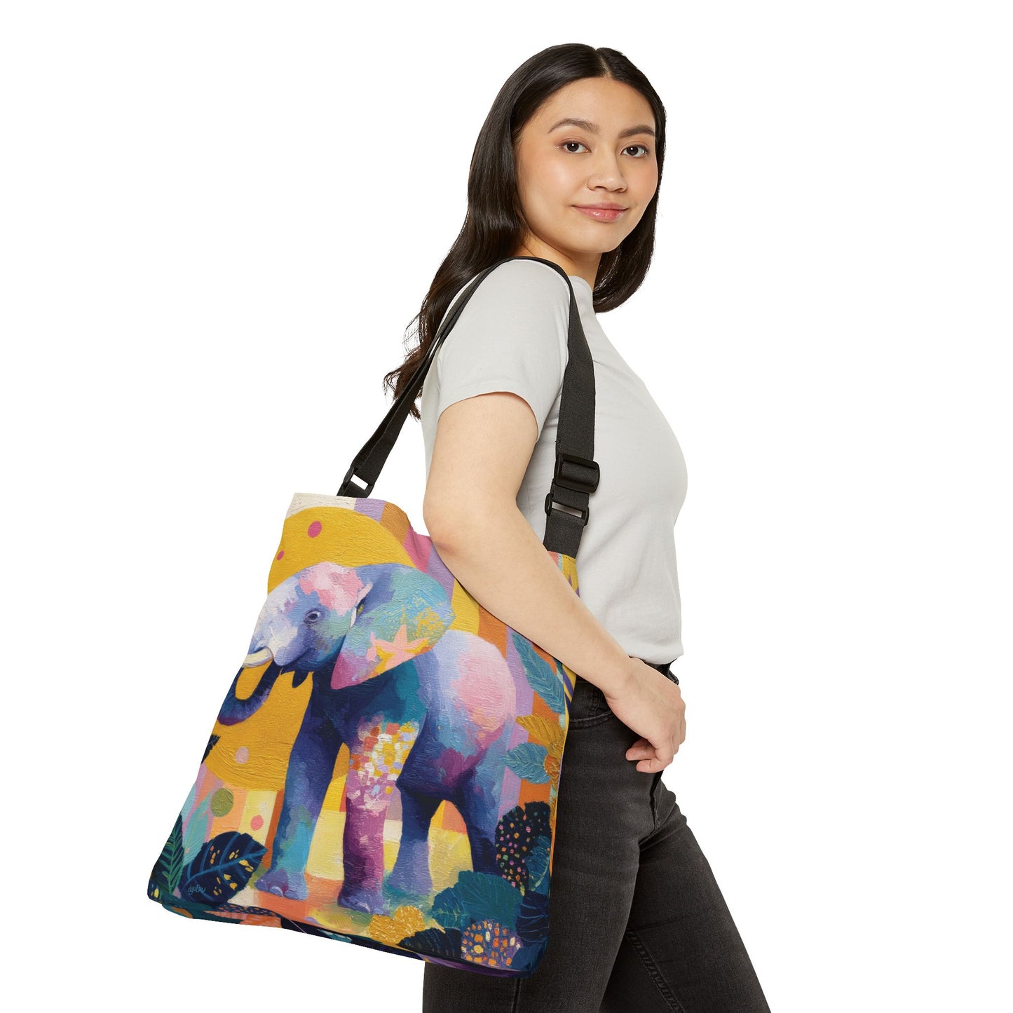 ELEPHANT PARTY - Adjustable Tote Bag