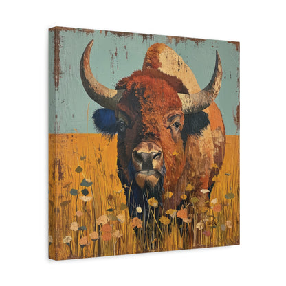 BISON IN THE MEADOW