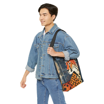 RETRO CHEETAHS - Adjustable Tote Bag