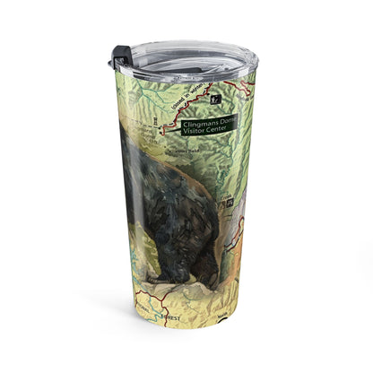GREAT SMOKY MOUNTAINS NATIONAL PARK -  BLACK BEAR Tumbler 20oz