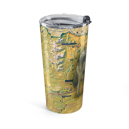 YELLOWSTONE NATIONAL PARK -  WOLF Tumbler 20oz