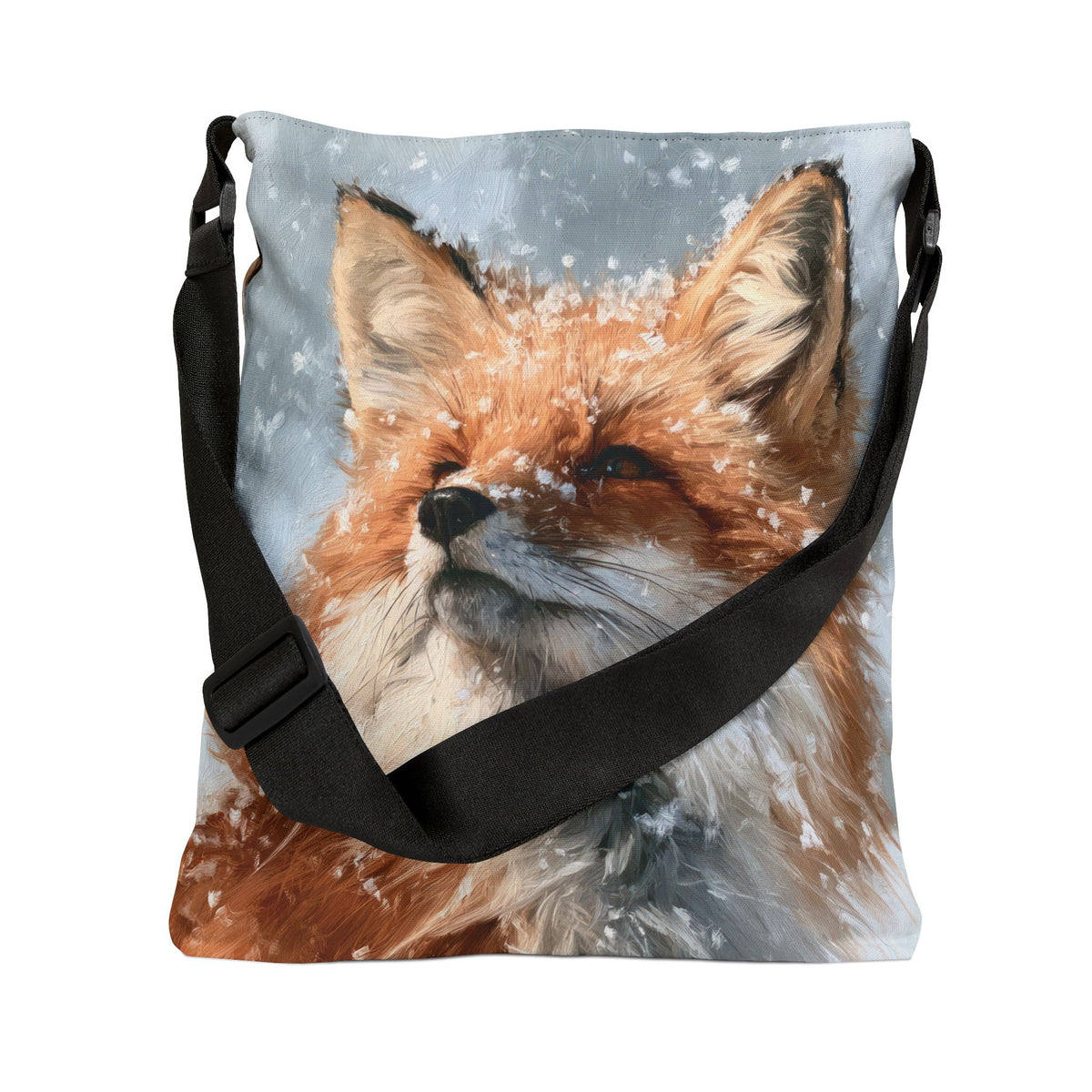 SNOWY FOX – Adjustable Tote Bag