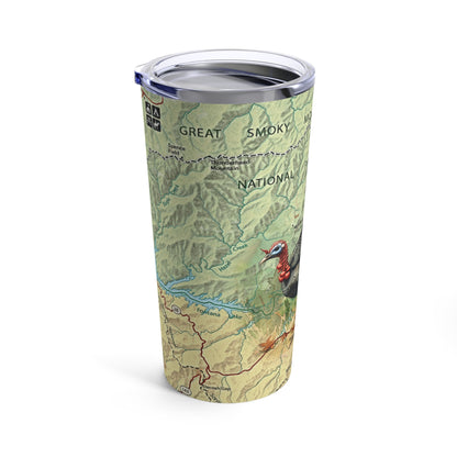 GREAT SMOKY MOUNTAINS NATIONAL PARK -  WILD TURKEY Tumbler 20oz