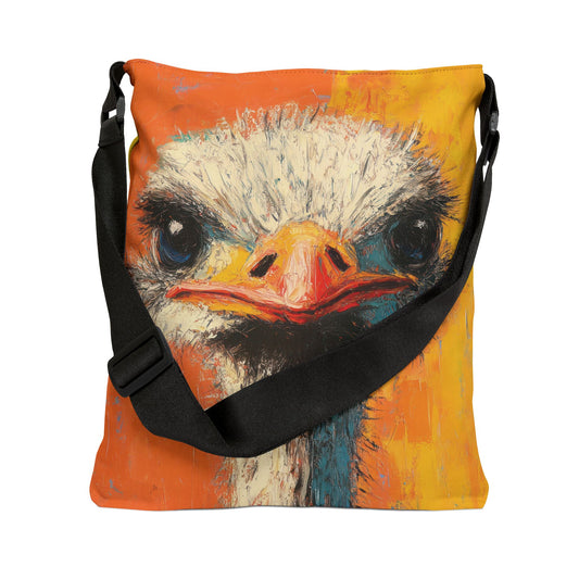 SERIOUSLY OSTRICH – Adjustable Tote Bag