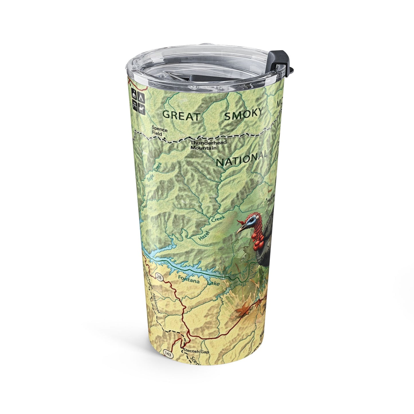 GREAT SMOKY MOUNTAINS NATIONAL PARK -  WILD TURKEY Tumbler 20oz