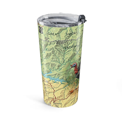 GREAT SMOKY MOUNTAINS NATIONAL PARK -  WILD TURKEY Tumbler 20oz
