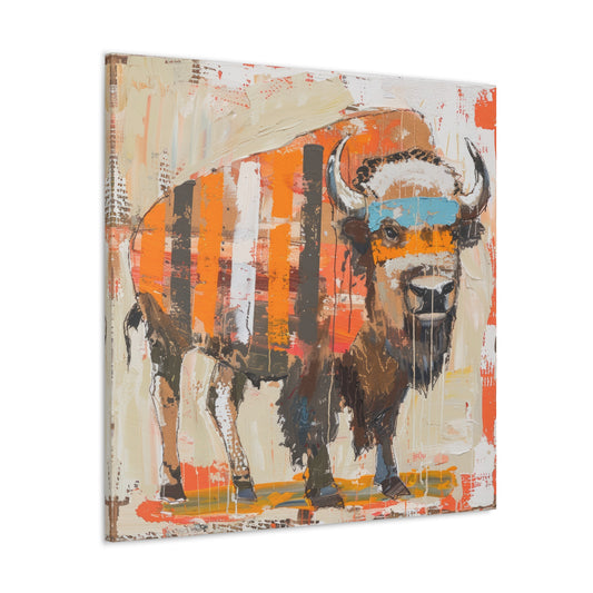 DRAFT - BISON - ABSTRACT SERIES -1 - Canvas Gallery Wraps