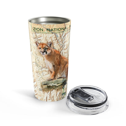 ZION NATIONAL PARK -  LION Tumbler 20oz
