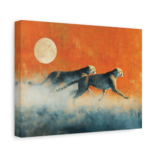 SUNRISE, FULL MOON CHEETAHS