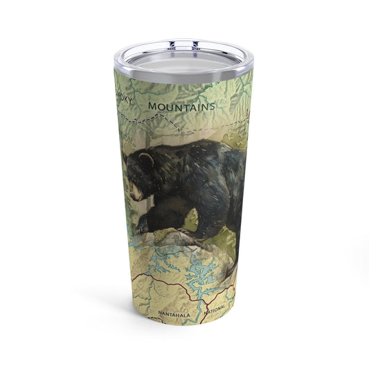 GREAT SMOKY MOUNTAINS NATIONAL PARK -  BLACK BEAR Tumbler 20oz