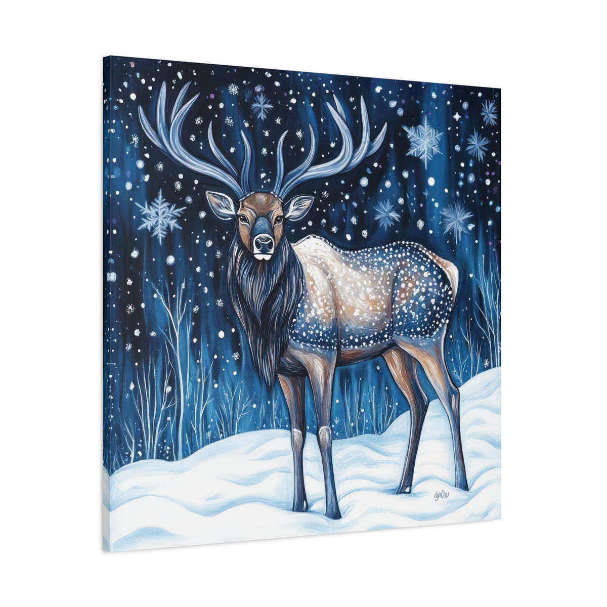 MIDNIGHT WINTER ELK