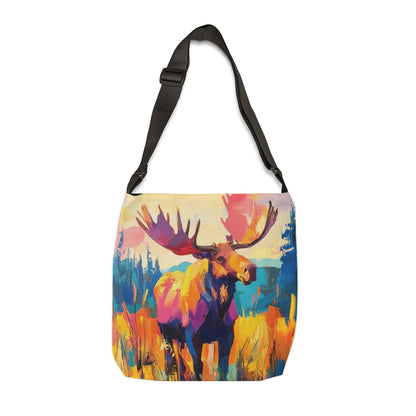 VIBRANT MOOSE - Adjustable Tote Bag