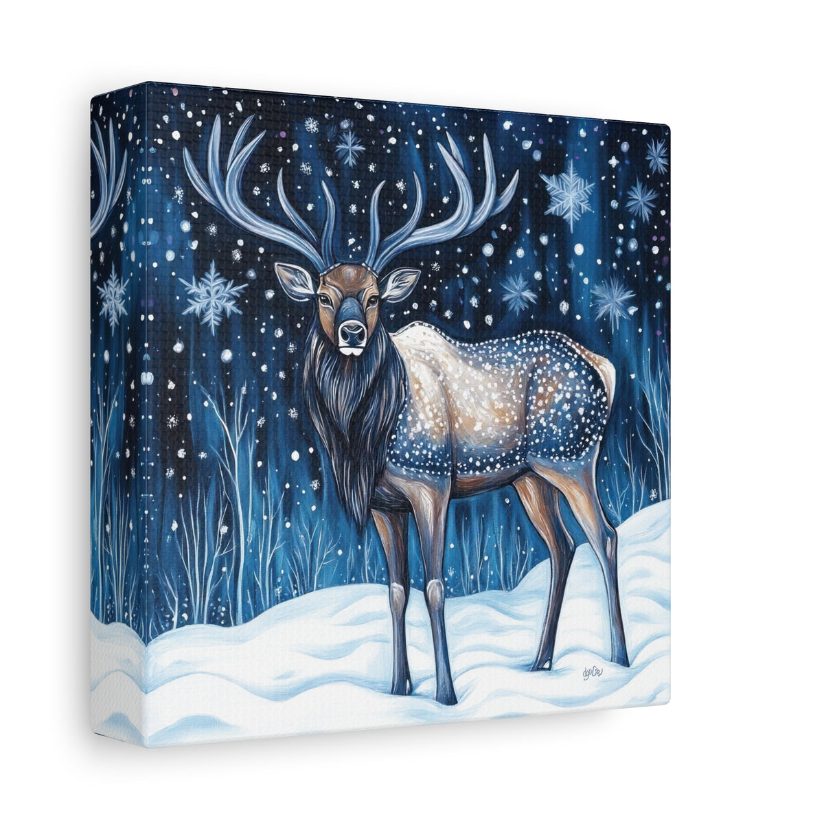 MIDNIGHT WINTER ELK