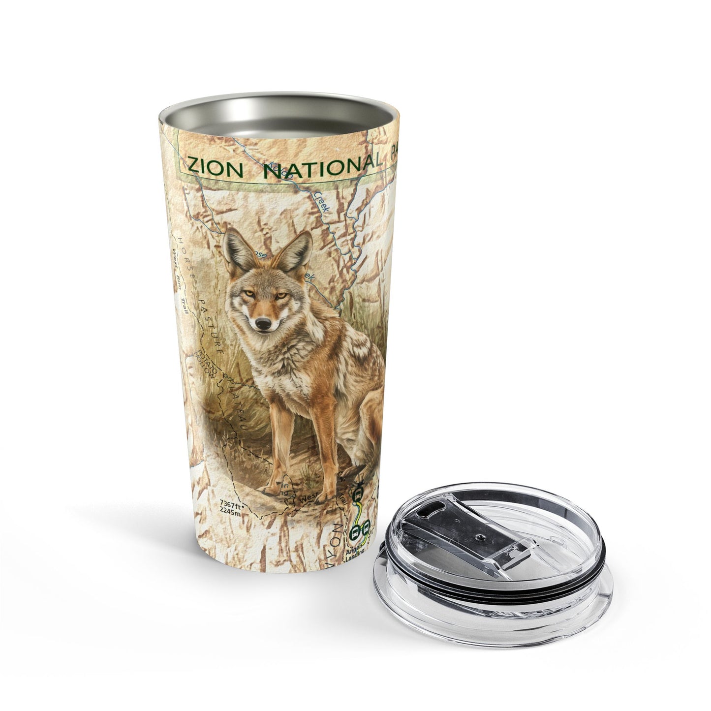ZION NATIONAL PARK -  COYOTE Tumbler 20oz
