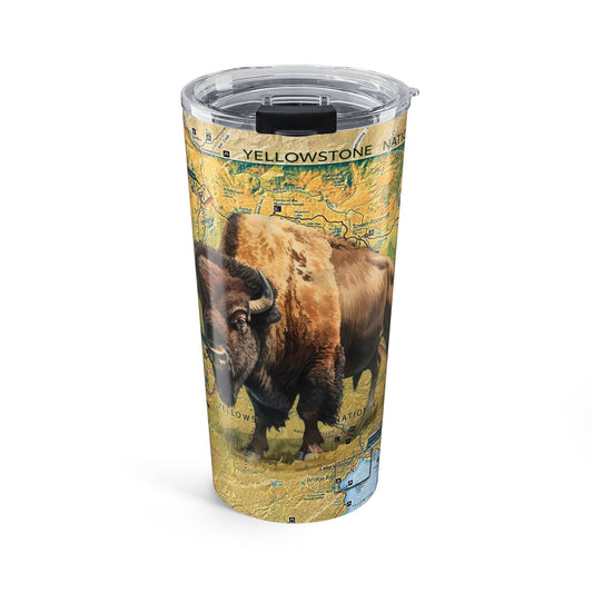YELLOWSTONE NATIONAL PARK -  BISON Tumbler 20oz