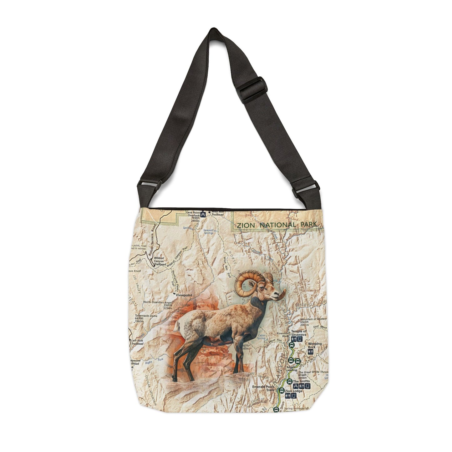 ZION National Park - Adjustable Tote Bag