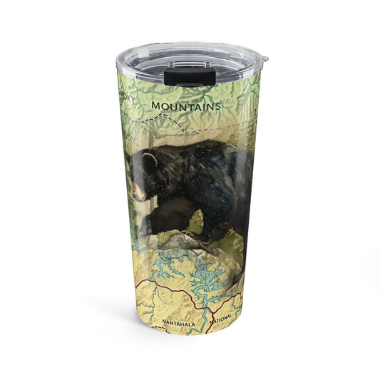 GREAT SMOKY MOUNTAINS NATIONAL PARK -  BLACK BEAR Tumbler 20oz