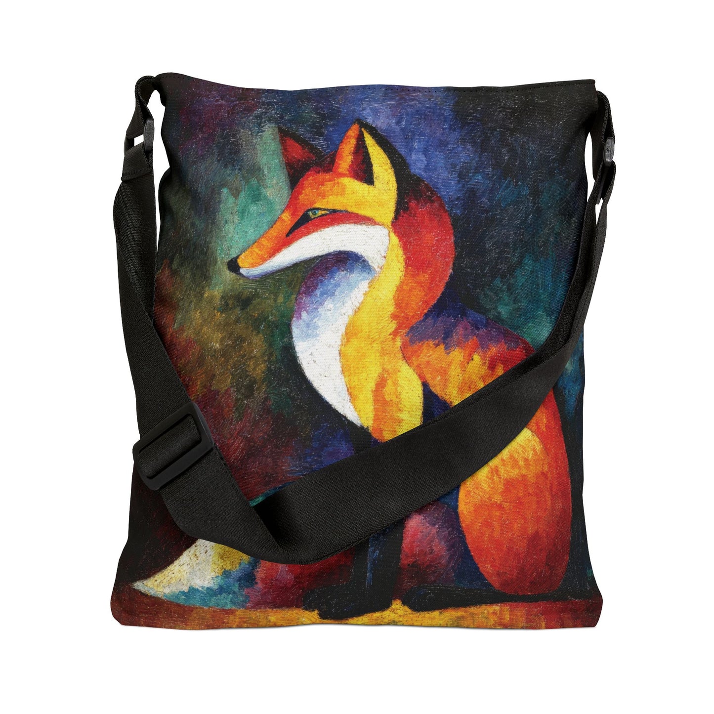 JEWELED FOX  - Adjustable Tote Bag