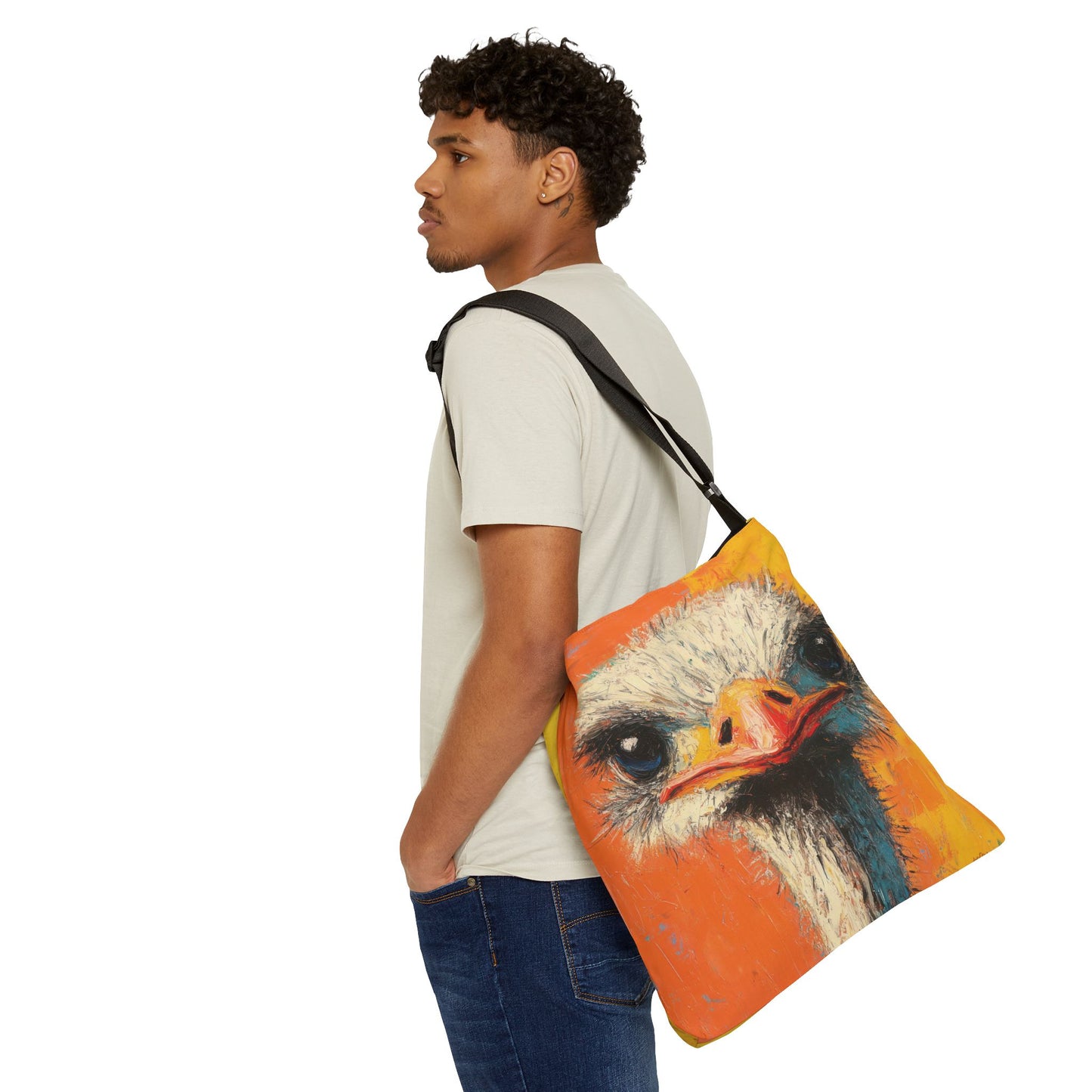 SERIOUSLY OSTRICH – Adjustable Tote Bag
