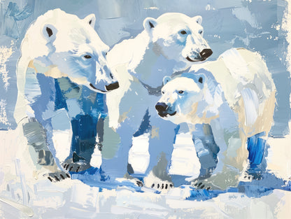 3 POLAR BEARS  - Tumbler 20oz