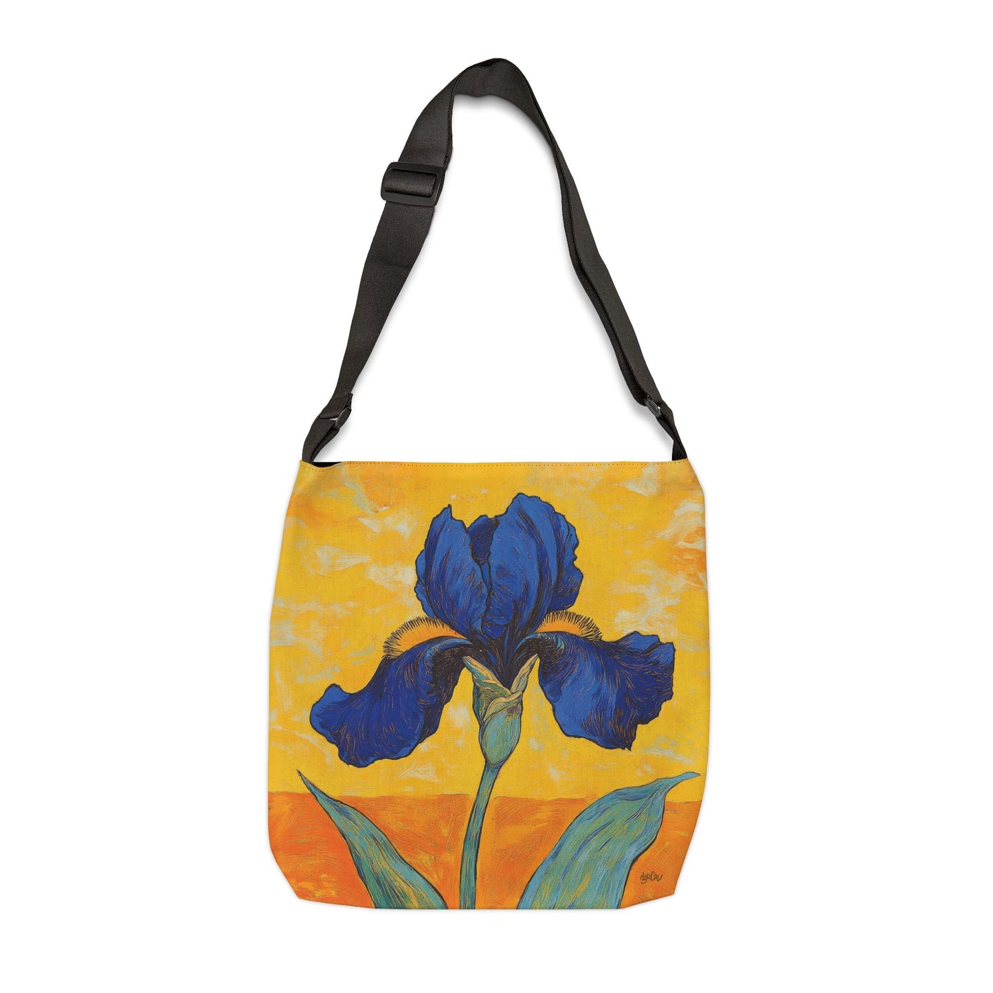 Blue Iris  - Adjustable Tote Bag