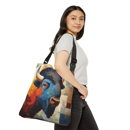 EARTH THUNDER BISON - Adjustable Tote Bag