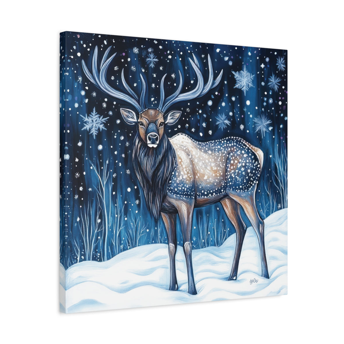 MIDNIGHT WINTER ELK