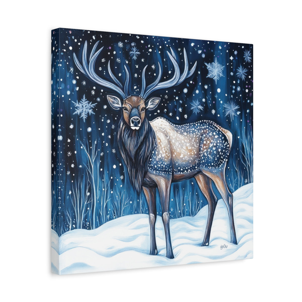 MIDNIGHT WINTER ELK