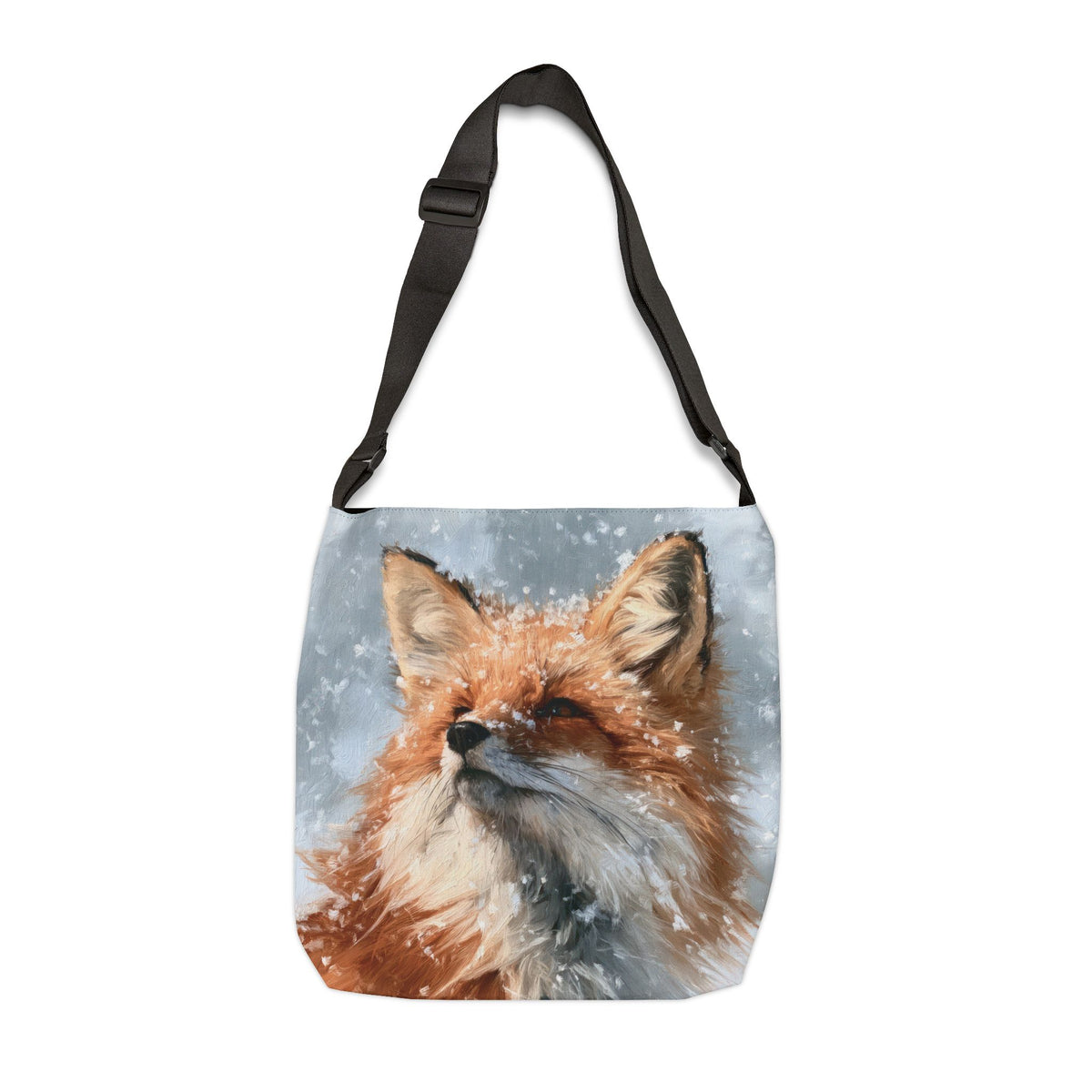 SNOWY FOX – Adjustable Tote Bag