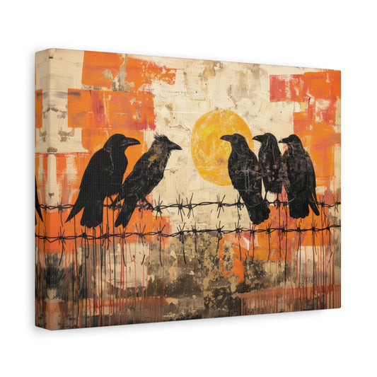 RAVENS ON A WIRE